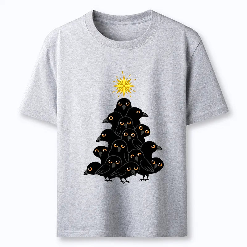 Kyoto-Lion Crow Christmas Tree Classic T-Shirt