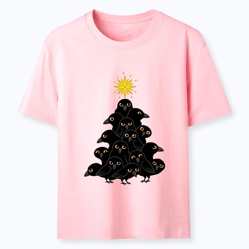 Kyoto-Lion Crow Christmas Tree Classic T-Shirt