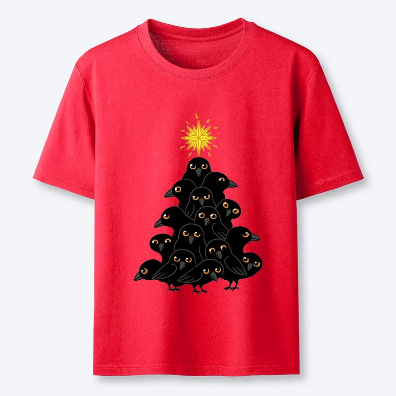 Kyoto-Lion Crow Christmas Tree Classic T-Shirt