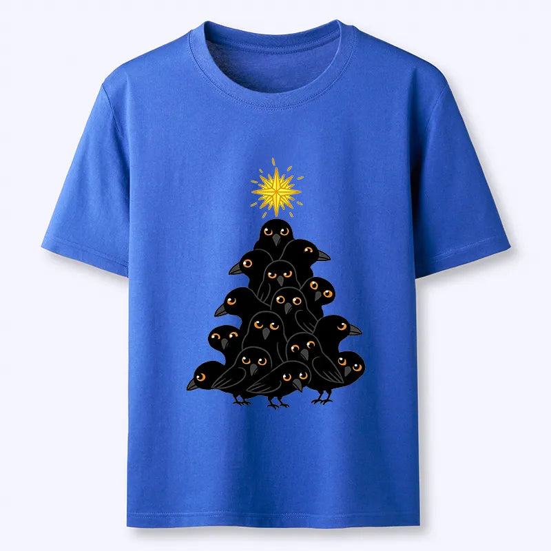 Kyoto-Lion Crow Christmas Tree Classic T-Shirt