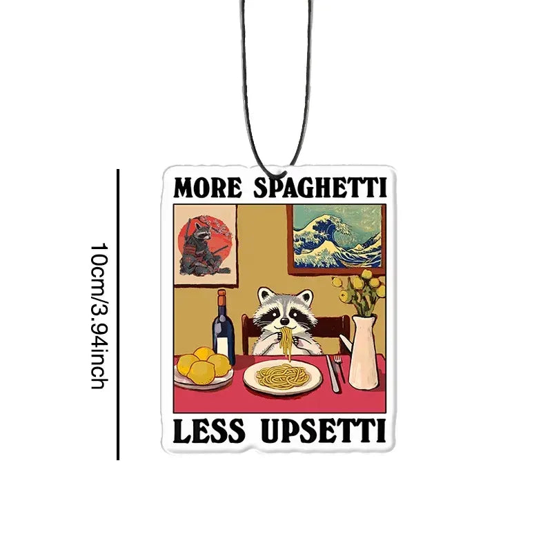 more spaghetti less upsetti car scent