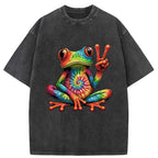 Kyoto Lion Frog Tee for Summer