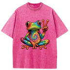 Kyoto Lion Frog Tee for Summer