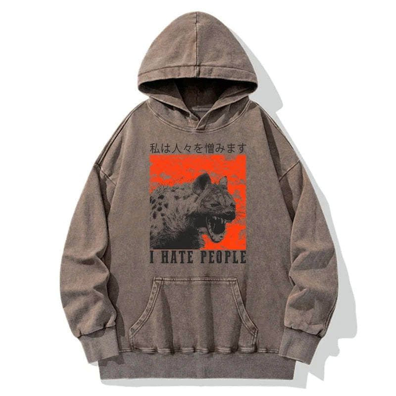 kyoto lion hates humans hoodie limited edition