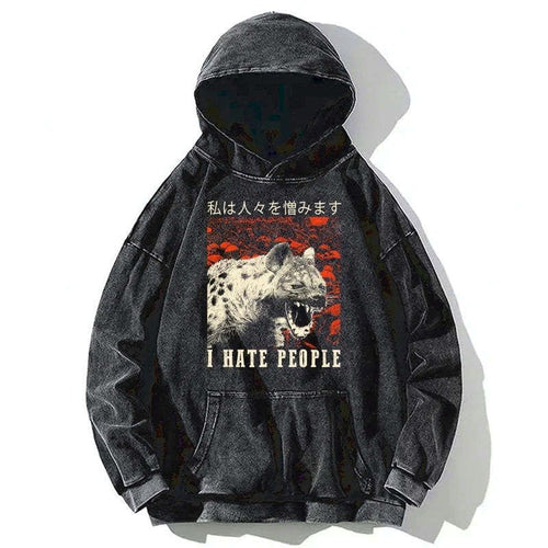 kyoto lion hates humans hoodie limited edition