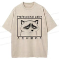 Kyoto-Lion Professional Ldler Raccoon Washed T-Shirt